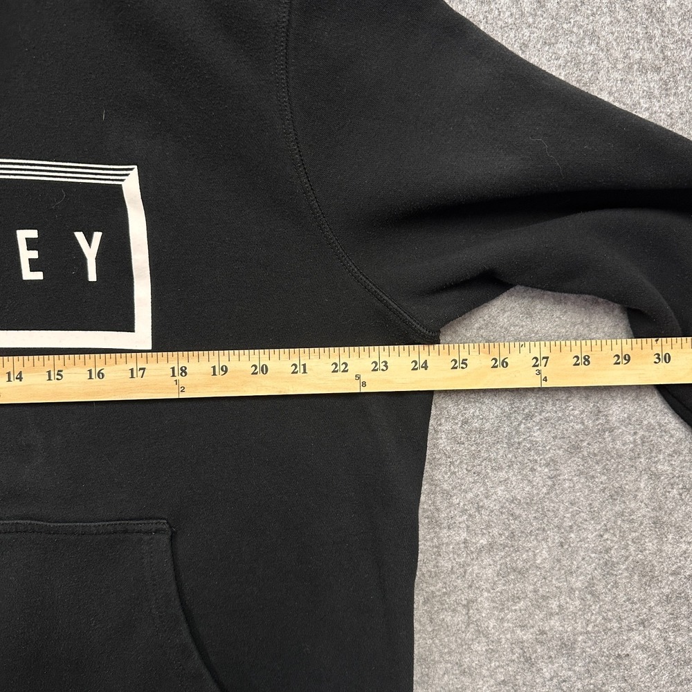 Hurley Hoodie Men's XL Black Fleece Pullover Logo Graphic Ride Surf Skate - Picture 5 of 8